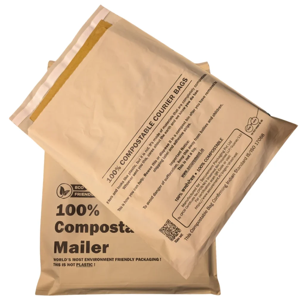 Compostable courier bag